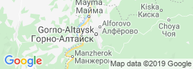 Gorno Altaysk map